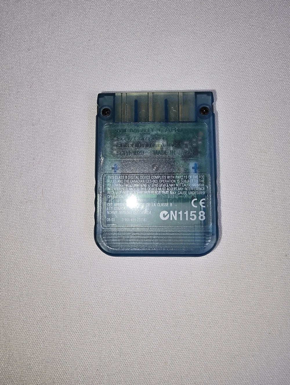 Official Sony PlayStation 1 PS1 Authentic Memory Card OEM Tested PS One